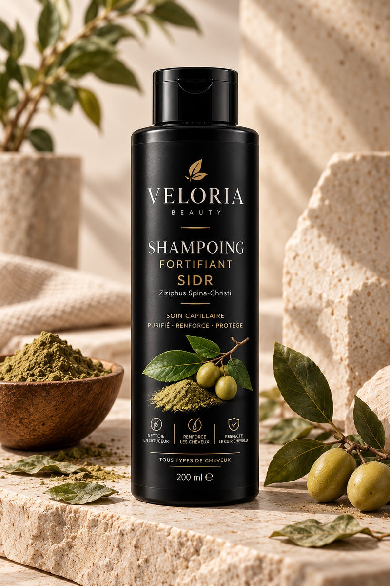 Shampooing Fortifiant au Sidr Veloria Beauty - rituel au sidr